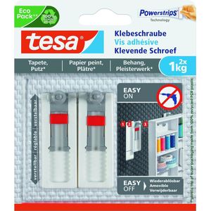 Verstelbare Klevende Schroef voor Behang en Pleisterwerk - Tot 1kg