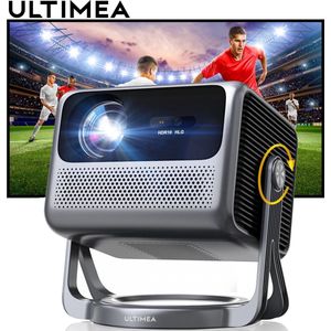 ULTIMEA Nova C40 Smart Beamer met Android TV 11.0, 5G WiFi Bluetooth Beamer Zwart