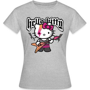 Hello Kitty In Een Rockoutfit Speelt E-gitaar T-Shirt Dames