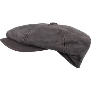 Horka Ballonpet Met Achterpand Unisex Bruin Maat 56