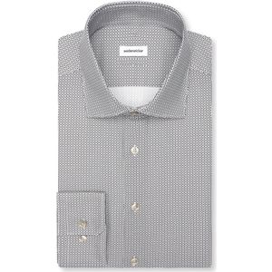 Seidensticker regular fit overhemd, popeline, blauw dessin