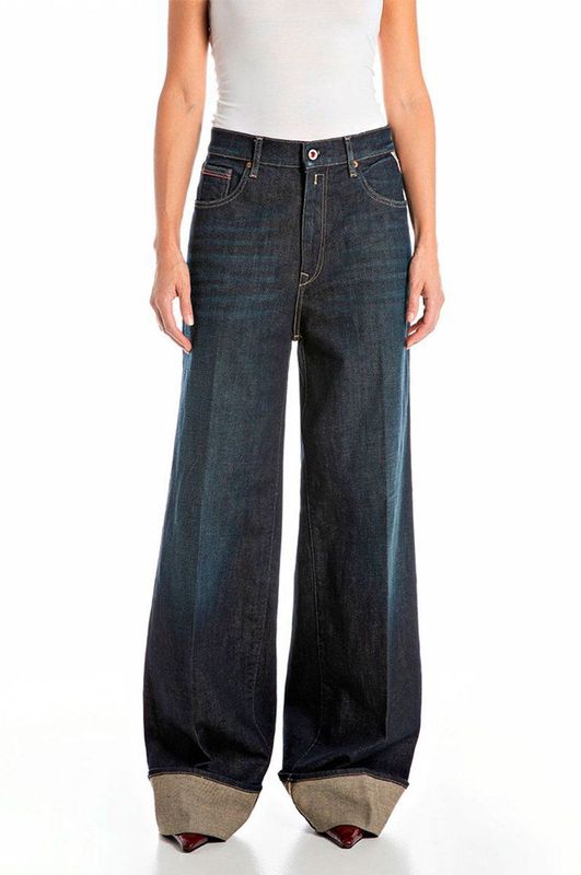 Replay - Wn541 .000.425 983 - Broek - Blauw - 11.5 oz diepblauwe indigo stretchdenim