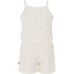 Protest Prtselah Jr – Jumpuit kort Meisjes – Badstof – Tailleband elastiek – Kitoffwhite