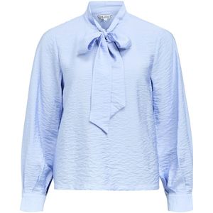 Object Blouse Objjacira Re Bow Shirt Noos 23048076 Baby Lavender Dames Maat - W38