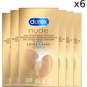 Durex - Condooms - Nude XL - 10st x6