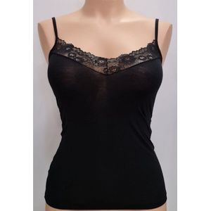 Platino hemd met kant Carla maat XXL zwart