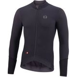Nalini - Heren - Fietsshirt - Lange mouwen - Wielrenshirt - Najaar - Winter - ERGO WARM JERSEY - BLACK - M