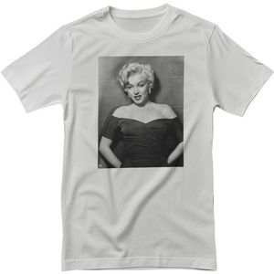 Marilyn Monroe Can't Look Away From You T-Shirt RD-1-MM006-DTG White-S