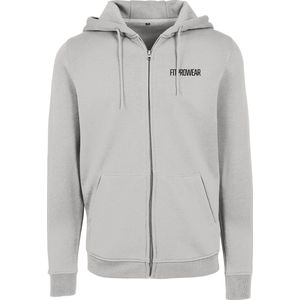 FitProWear Unisex Vest - Asphalt Grey - Maat S - Vest Katoen - Dames / Heren Kleding - Zoodie - Sportkleding - Zip Hoodie - Sportvest - Vest Heren - Vest Dames - Hoodie - Sweatvest - Zip-Hoodie - Vest