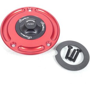 Bouchon de réservoir Lightech Racing Rouge pour moto Suzuki 450 GS 1980-88 Neuf