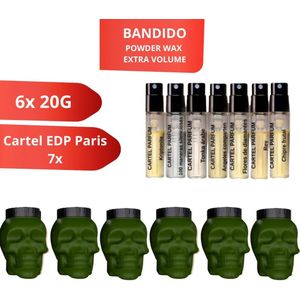 Bandido Powder Wax Shiny 6x & 7x Cartel Paris EDP 2ml