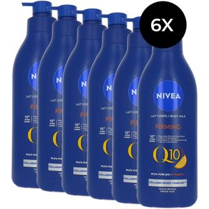 Nivea Q10 Firming Body Milk - 6 x 400 ml