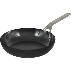 Saveur Carbon Steel Koekenpan Ø25 cm – PFAS-vrij – Geschikt voor Inductie & Alle Warmtebronnen – Natuurlijk Antikleeflaagje