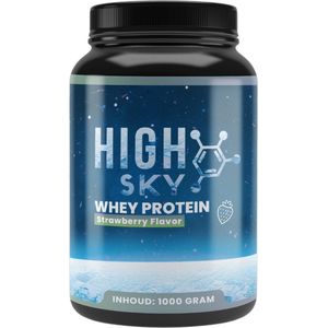 Highsky Whey Protein - Aardbeien - Proteine Poeder - Eiwitshake - 30 Doseringen
