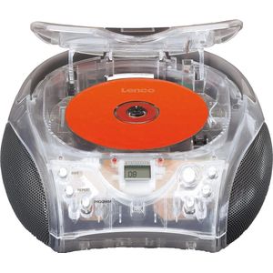 CD-speler voor kinderen - Boombox met FM-radiotuner en Titelgeheugen - Ideaal voor thuis en onderweg