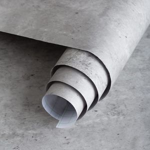 Wallways Zelfklevend Behang - Muurdecoratie - Waterbestendig en Hittebestendig - 60 cm x 10 m - Licht Cement