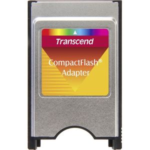 Transcend CompactFlash Adapter geheugenkaartlezer Zilver