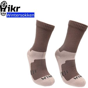 Hikr® Waterdichte Wintersokken - 100% waterdicht - Heren & Dames - Warme sokken - Dikke sokken - Outdoor wandelsokken - Fietssokken - Mountainbike sokken - Hiking & Wandelen