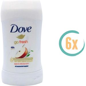 Dove Deodorant Stick - Apple & White Tea - 6 x 40 ml - Voordeelverpakking
