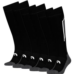 HEAD Skisokken Kneehigh 6-pack Black / Dark Grey-35/38