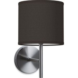 Home Sweet Home wandlamp Bling - wandlamp Mati inclusief lampenkap - lampenkap 16/16/15cm - geschikt voor E27 LED lamp - zwart
