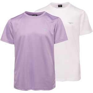 Hi-tec Jodin 2 Pack T-shirt Met Korte Mouwen Paars 164 cm Jongens,Meisjes