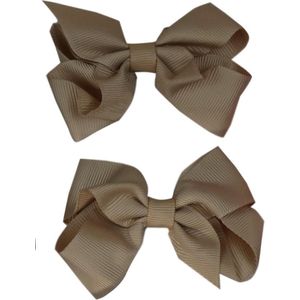 Jessidress Haarclips met Kleine Haarstrikjes - Bruin