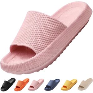 Vivva - Zachte Slippers - Badslippers - Hotelslippers - Slides - Pantoffels - Sloffen - Anti-Slip - Roze - Maat 36/37 - FLIPSY