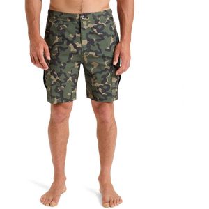 Half - Hybride Shorts - Blauw - 92% Gerecycled Polyester 8% Elastaan