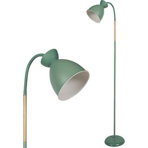 Amdelne Industriële Lampenkap Groen - Vloerlamp - fitting E27 MAX60W - excl. lichtbronnen
