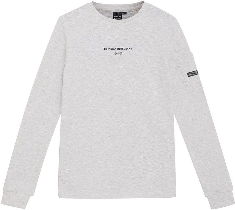Indian Blue - Longsleeve - Grijs - Ronde Hals