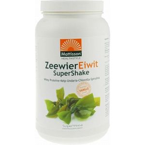 Mattisson - Zeewier Protein Shake - 80% Eiwit - Vegan Eiwitshake - Vanille - 500 Gram