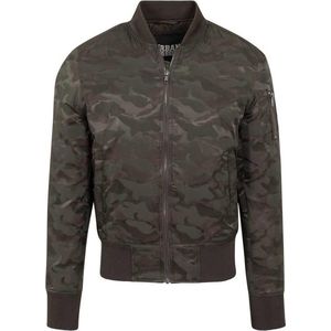 Urban Classics Tonal Camo Bomber Jacket Bomberjack olijf L - Nylon - Basics