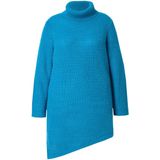 Angel of Style Angel of Style - Dames - Pullover straight fit gestructureerd breisel puntzoom - Licht turkoois - Maat 42+