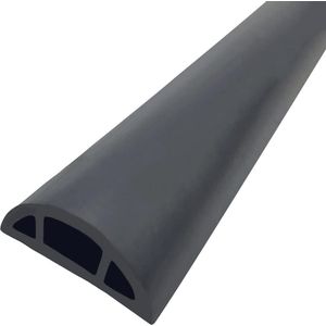 Halve Cirkel Kabelbrug voor Vloerkabelafwerking - PVC Zacht Materiaal, Antislip en Stressbestendig, Verkrijgbaar in Meerdere Kleuren - 1m