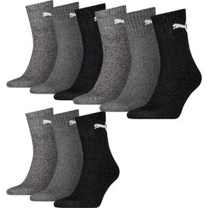 MULTIPACK-SOKKEN 9 paar Puma-sokken Korte Crew Sportsokken Tennissokken Maat 35 - 49 unisex