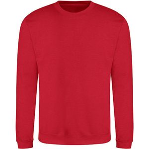 Vegan Sweater met lange mouwen 'Just Hoods' Fire Red - XS
