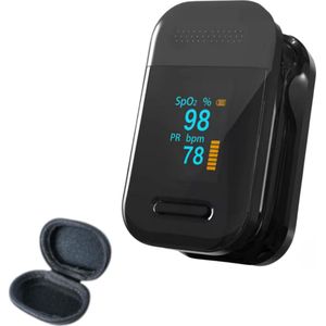 BDM CARE Medische Saturatiemeter Pro - Pro Versie Saturatiemeter zuurstofmeter vinger - Inclusief Hartslagmeter - Pulse Oximeter met Verbeterde PI Functie