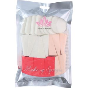 Touch of beauty - Make up sponsen - 24 stuks