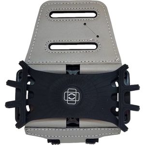 Ulanax® | Hardlooparmband - Telefoonhouder Universeel - Verstelbaar Sportaccessoires - Zwart |