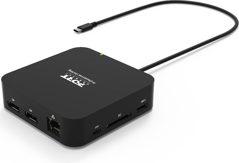 Port Connect Dockingstation - 2x 4K USB-C - 9 Apparaten - 85W - Zwart