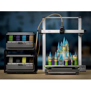 ANYCUBIC Kobra 3 Max AE-versie Meerkleurige 3D-printer Max. 600 mm/s Afdruksnelheid Grote bouwgrootte 500 * 420 * 420 mm Slimme APP-bediening