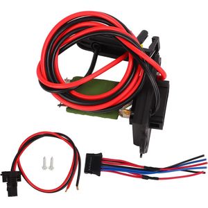 Resistor Fan Motor, Resistor Fan Motor Heating 7701209803 with Replacement of Wiring Harness for Clio MK III Air Conditioning and Heating Control