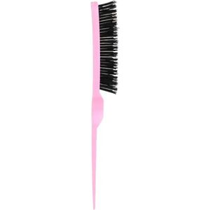 FA-VE Slick Back Hair Brush - Slickback Hairbrush - Haarborstel - Toupeerkam - Toupeerborstel - Hairbrush - Slick Back Brush - Slick Back Bun Brush - Pink