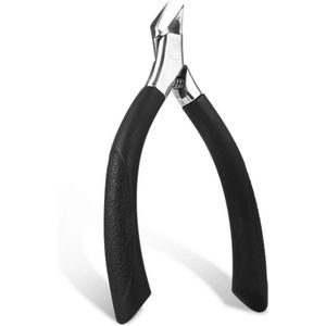 Allecto Plus - Nageltang voor ingegroeide teennagels en vingernagels, roestvrij staal met scherpe punt, hoektang, voetverzorging, nagelschaar - sterke teennagels