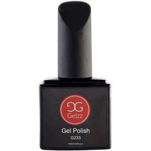 Gelzz Gellak - Gel Nagellak - kleur Pumpkin Pepo G233 - Oranje - Dekkende kleur - 10ml - Vegan