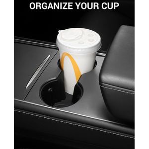 5 STKS Tesla Model Y Model 3 Middenconsole Organizer Lade Armsteun Opbergdoos Bekerhouder Armsteun Verborgen Opbergarmsteun Cover Opgewaardeerd Tesla Interieur Accessoires