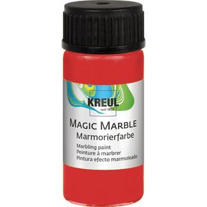 KREUL Rode Magic Marble Marmer effect verf - 20ml marble effect verf voor eindeloze toepassingen zoals toepassingen, van achtergronden van schilderijen tot gitaren