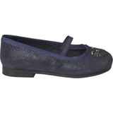 Vertbaudet - Kleutercollectie - Leren Ballerina's - Glitter - Met Geborduurd Kattenhoofd