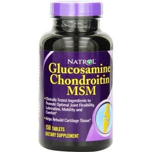 Glucosamine, Chondroitin & MSM tabletten (150 tabletten)